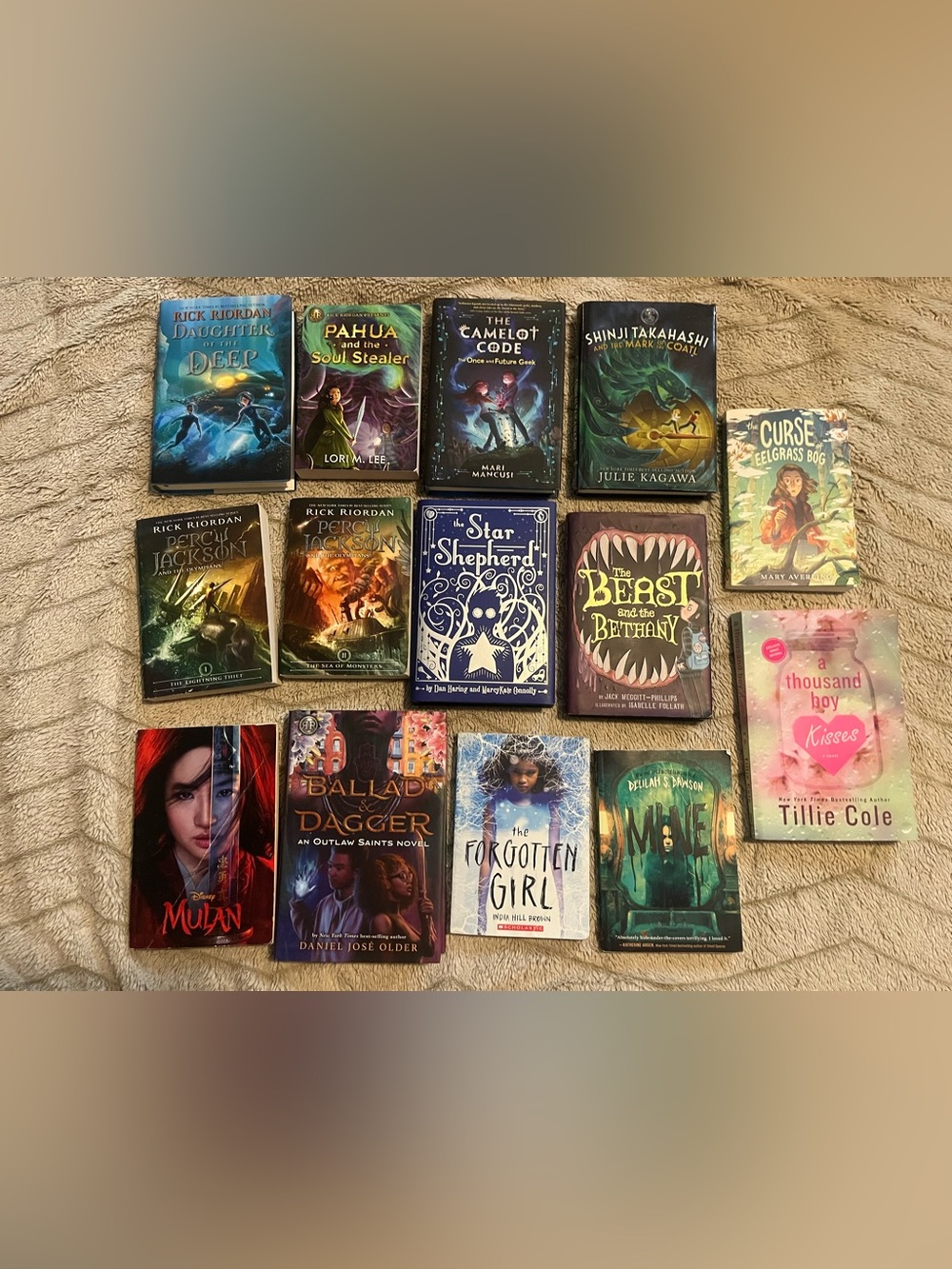 Lot of 13 YA/Middle Grade Fantasy Books